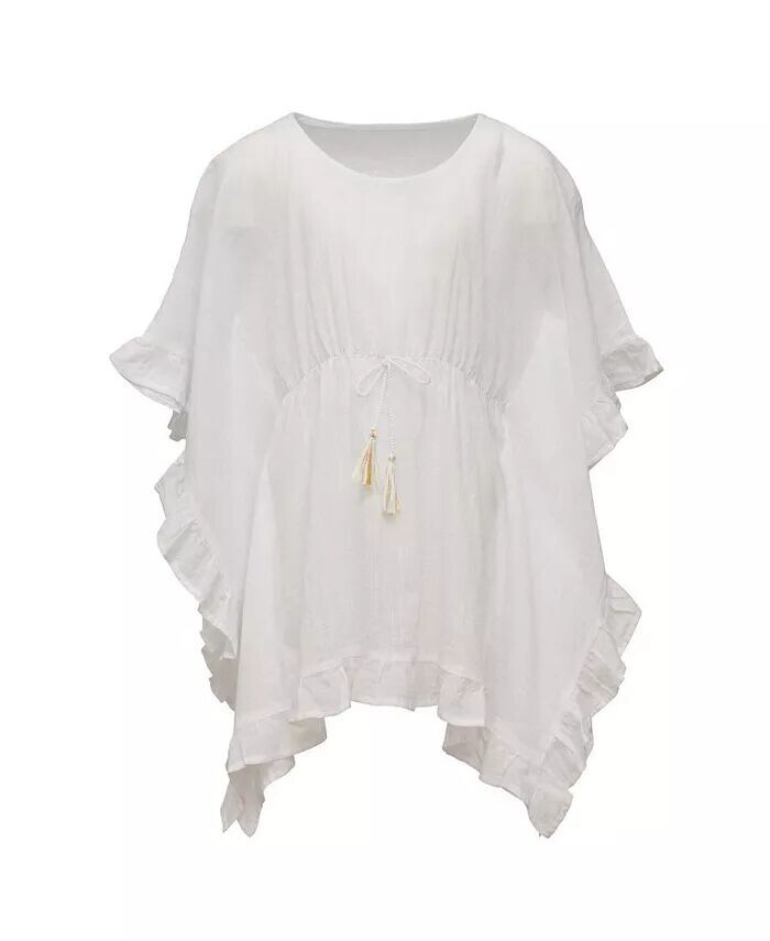 Белое накидка с оборками для малышей и девочек Snapper Rock, белый
Белое накидка с оборками для малышей и девочек Snapper Rock, белый