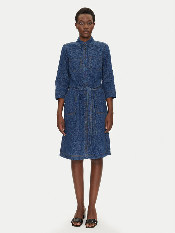 Джинсовое платье стандартный крой 13002015 Olsen, синий
Джинсовое платье стандартный крой 13002015 Olsen, синий