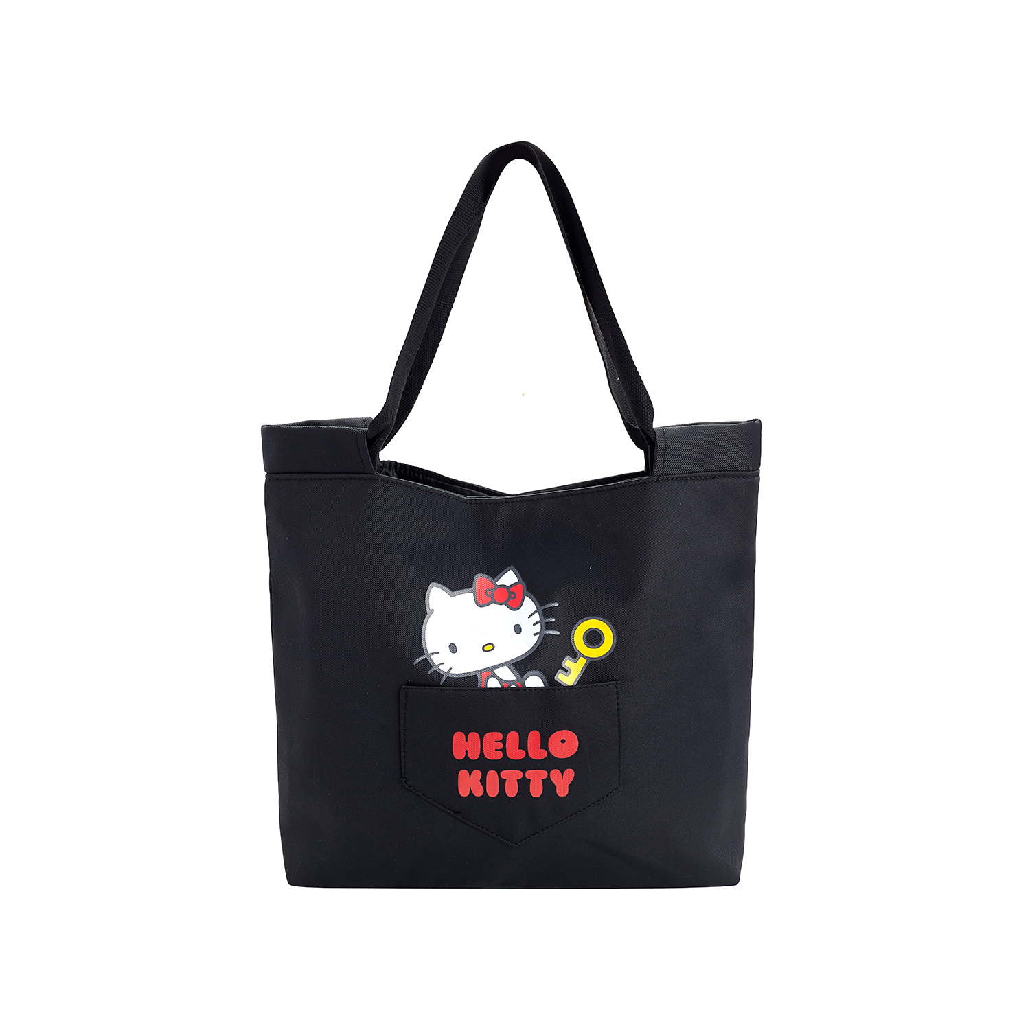 Sanrio Сумка-шоппер Hello Kitty из смесового полиэстера и хлопка, Black
Sanrio Сумка-шоппер Hello Kitty из смесового полиэстера и хлопка, Black