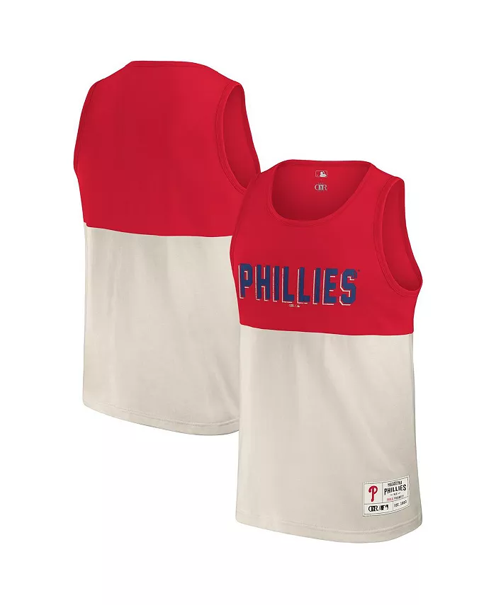 Мужская красная майка Philadelphia Phillies Color Block Fanatics
Мужская красная майка Philadelphia Phillies Color Block Fanatics