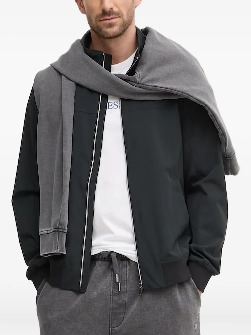 Легкая куртка на молнии GUESS USA, черный
Легкая куртка на молнии GUESS USA, черный