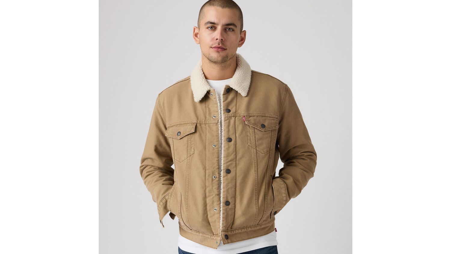 Куртка дальнобойщика Sherpa Type III Levi's, Ermine - Brown
Куртка дальнобойщика Sherpa Type III Levi's, Ermine - Brown