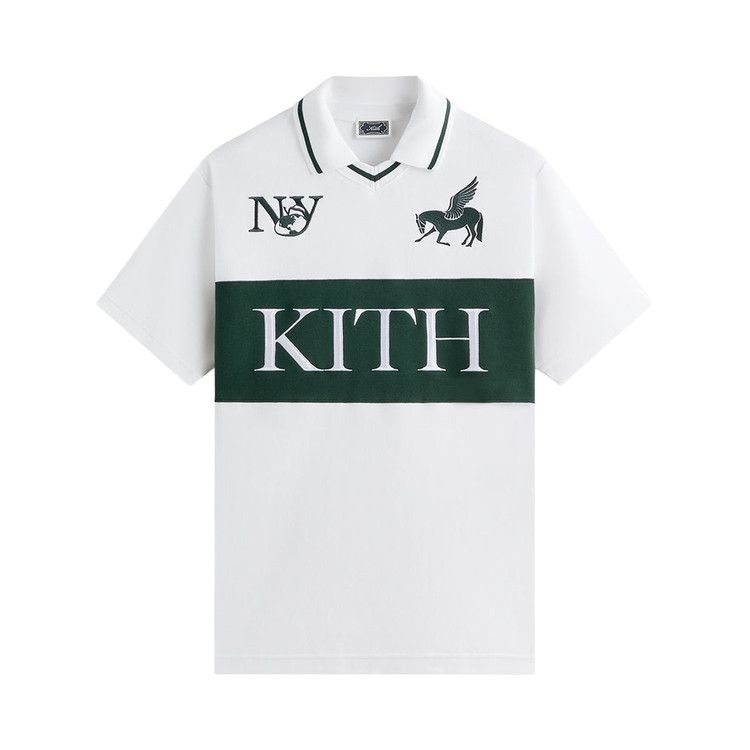 Поло Kith Pique Short Sleeve Tap In Soccer Polo, White
Поло Kith Pique Short Sleeve Tap In Soccer Polo, White