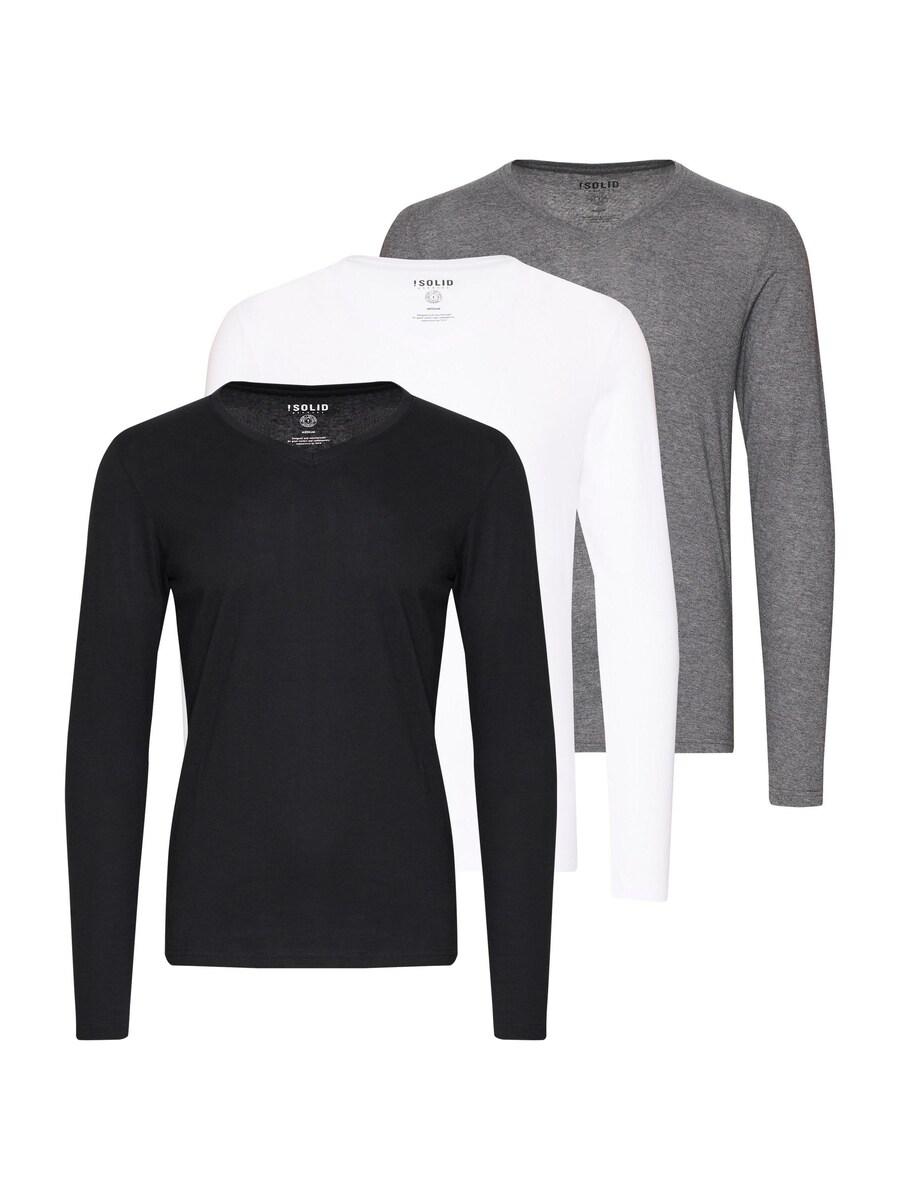 Футболка !Solid BASIL, Grey/Black/White
Футболка !Solid BASIL, Grey/Black/White