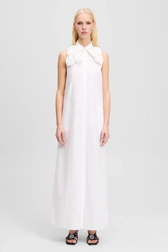 Хлопковое платье Karl Lagerfeld, белый
Хлопковое платье Karl Lagerfeld, белый