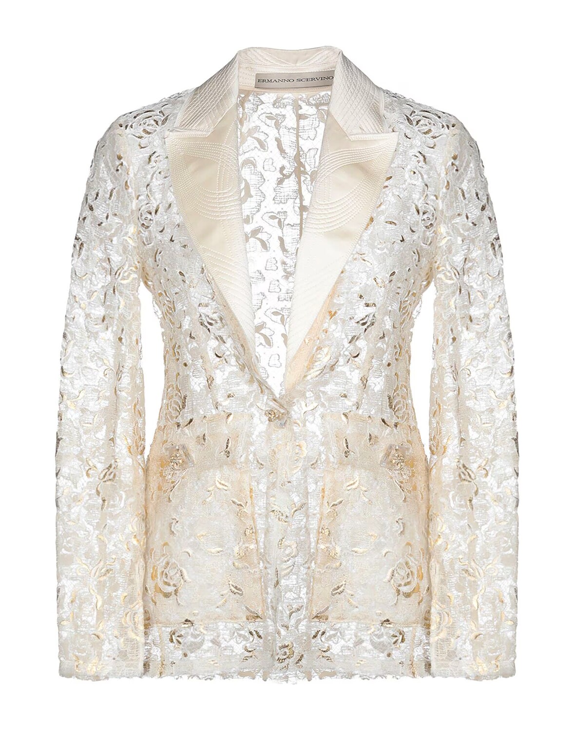 Блейзер Ermanno Scervino, слоновая кость
Блейзер Ermanno Scervino, слоновая кость