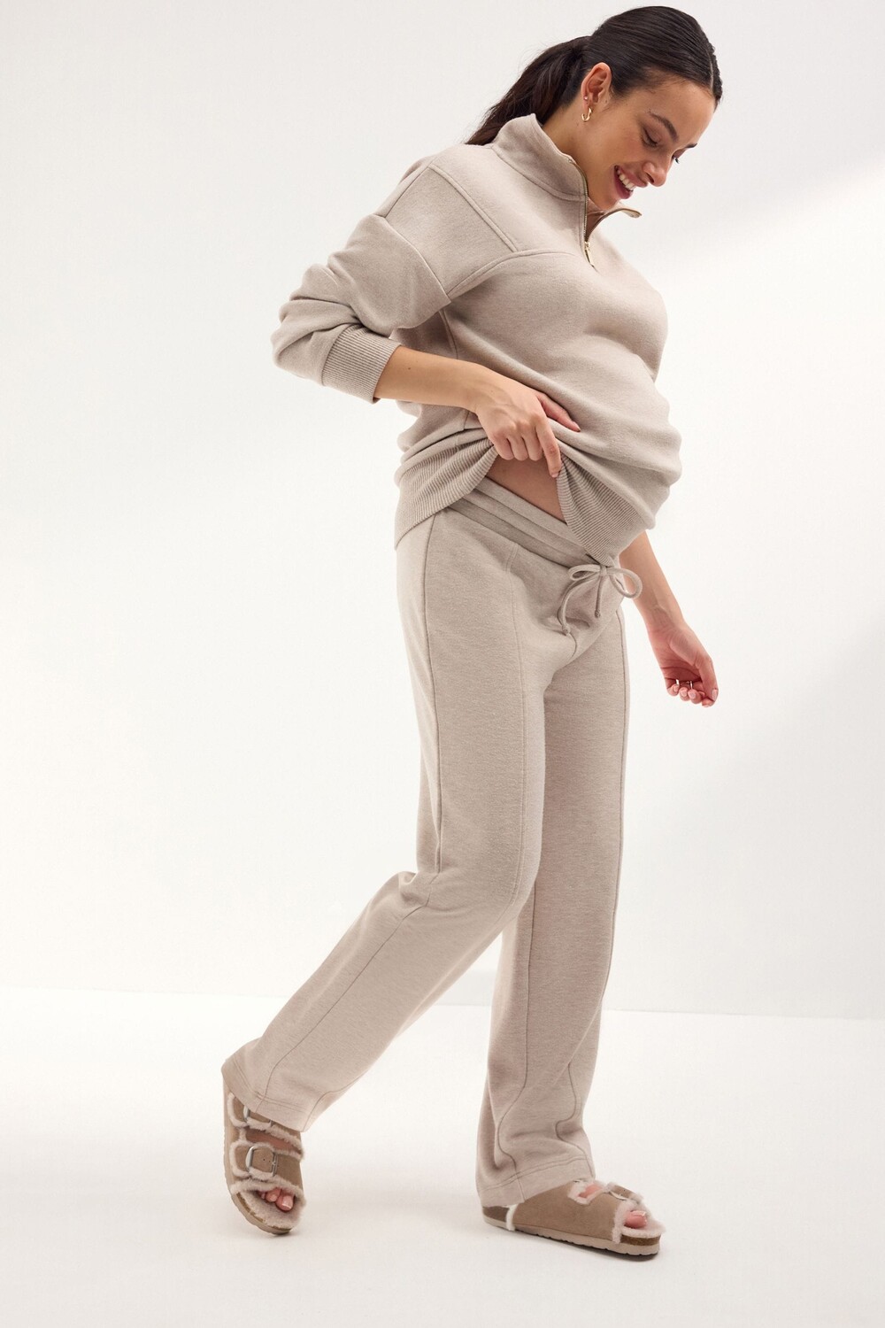 Широкие брюки для беременных Next, нейтральный
Широкие брюки для беременных Next, нейтральный