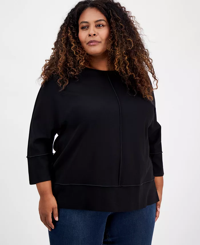 Туника с рукавом долман для полных Jones New York, черный
Туника с рукавом долман для полных Jones New York, черный