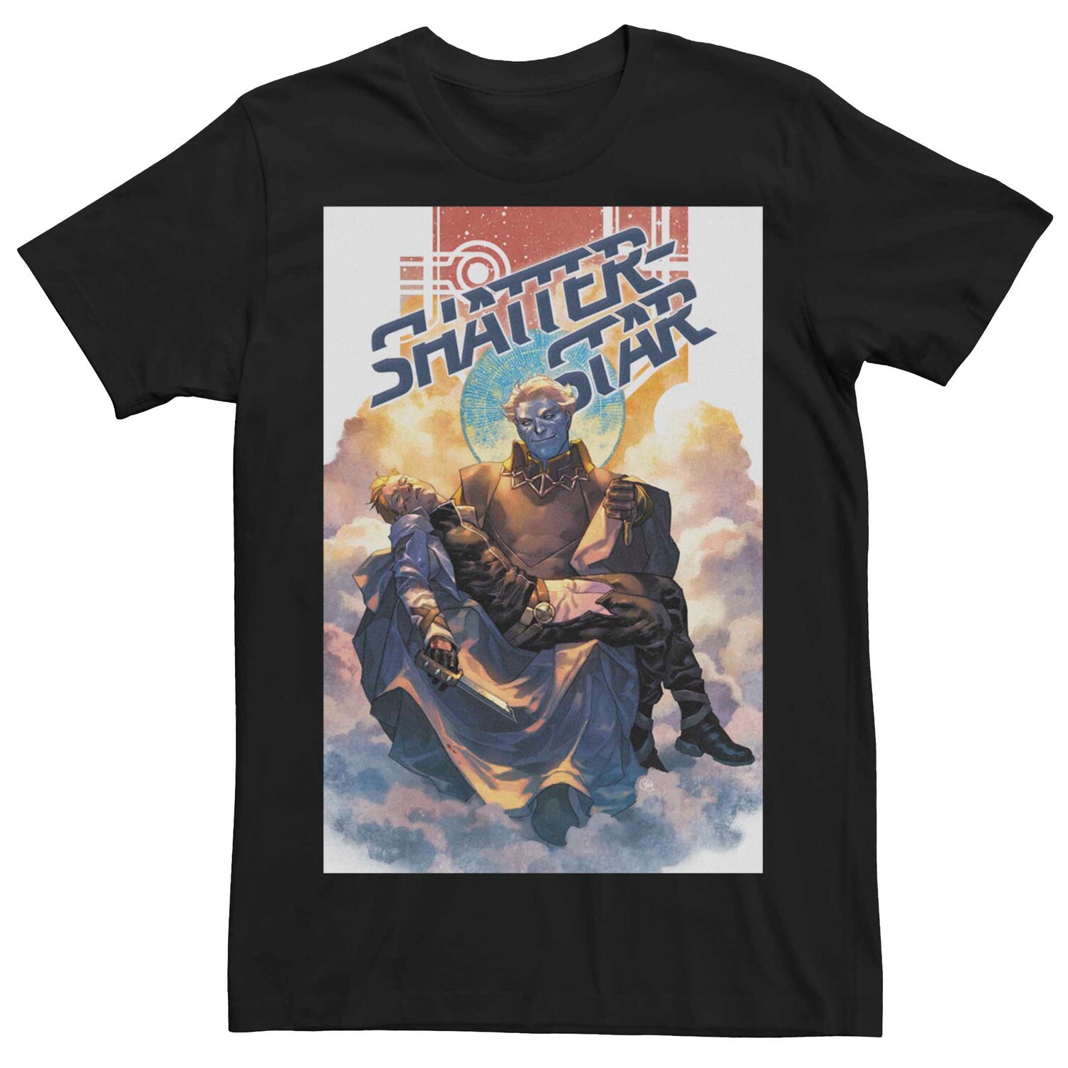 Мужская футболка с обложкой комиксов Marvel Shatter-Star Licensed Character
Мужская футболка с обложкой комиксов Marvel Shatter-Star Licensed Character