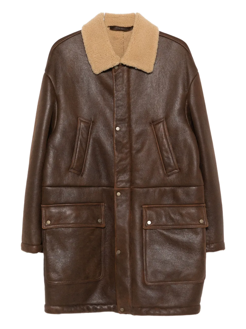 Дубленка с карманами-клапанами Salvatore Santoro, коричневый
Дубленка с карманами-клапанами Salvatore Santoro, коричневый