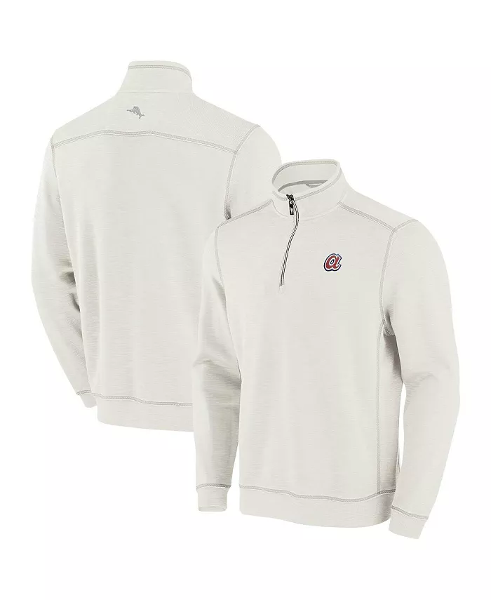 Мужская кремовая толстовка Atlanta Braves Sport Tobago Bay с молнией до середины, трикотаж из смесовой ткани Tommy Bahama
Мужская кремовая толстовка Atlanta Braves Sport Tobago Bay с молнией до середины, трикотаж из смесовой ткани Tommy Bahama