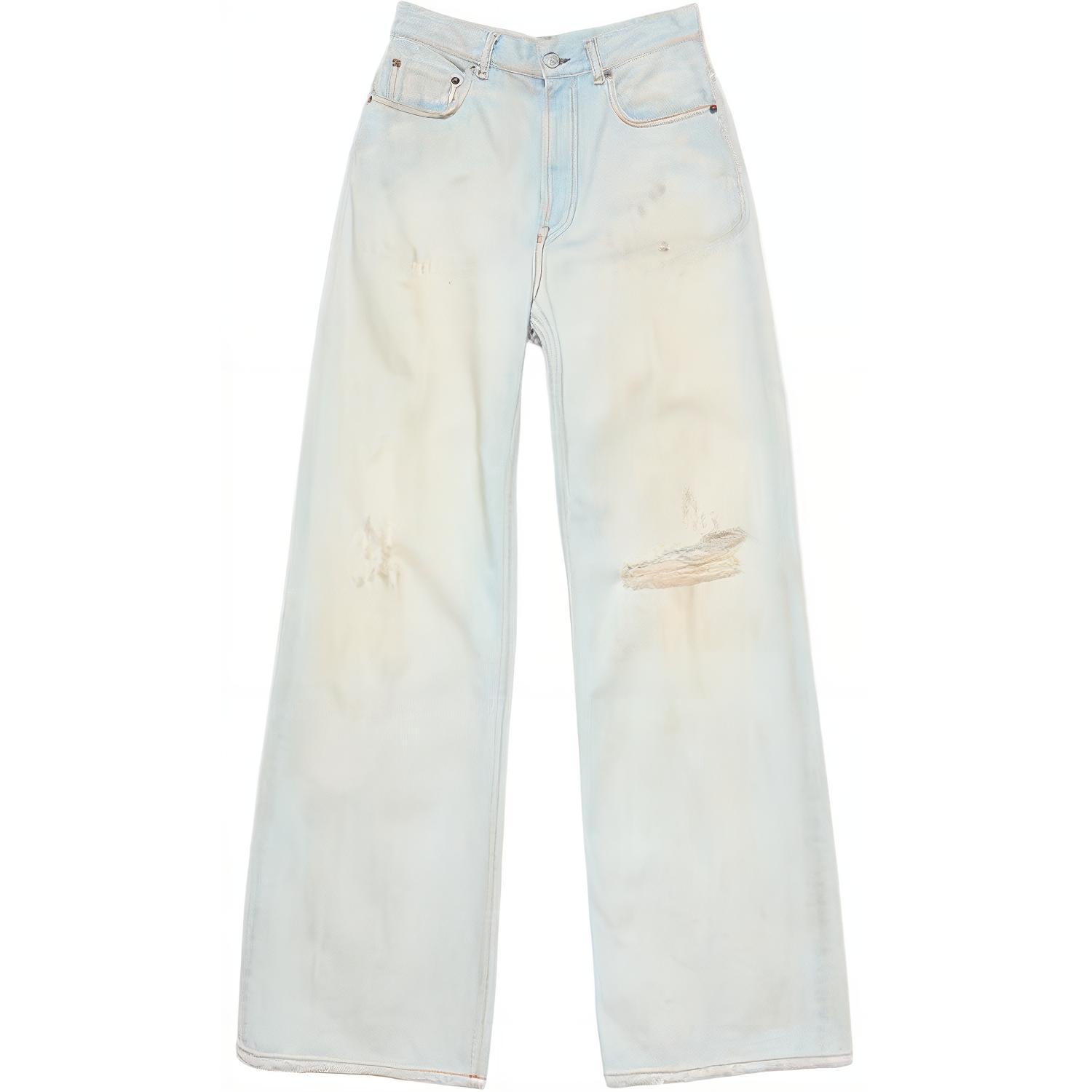 Потертые джинсы свободного кроя Acne Studios, синий
Потертые джинсы свободного кроя Acne Studios, синий