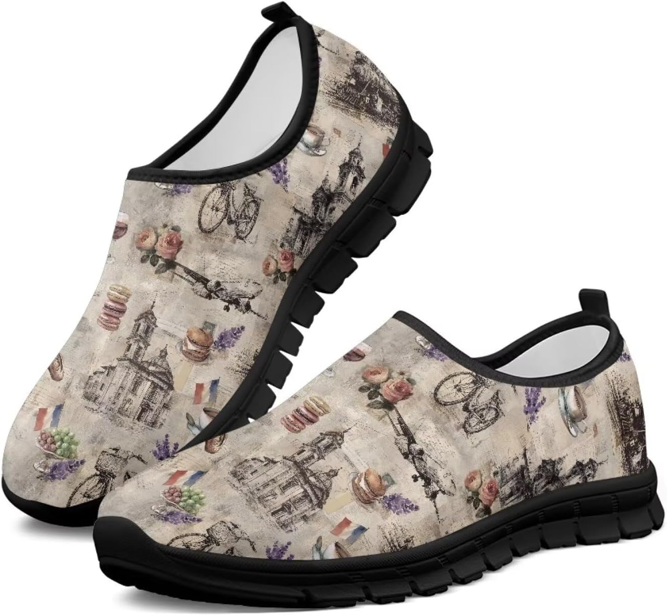 Женские спортивные кроссовки без шнурков, дышащие, для ходьбы, бега, тенниса, тренировок, с нескользящей подошвой, широкая полнота, размер 5.5-13.5 Chririnla, Retro Floral Architecture
Женские спортивные кроссовки без шнурков, дышащие, для ходьбы, бега, тенниса, тренировок, с нескользящей подошвой, широкая полнота, размер 5.5-13.5 Chririnla, Retro Floral Architecture