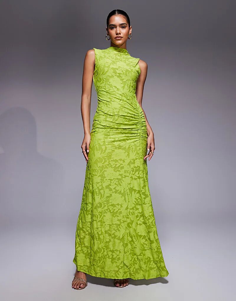 Платье макси ASOS DESIGN без рукавов с открытой спиной цвета лайма
Платье макси ASOS DESIGN без рукавов с открытой спиной цвета лайма