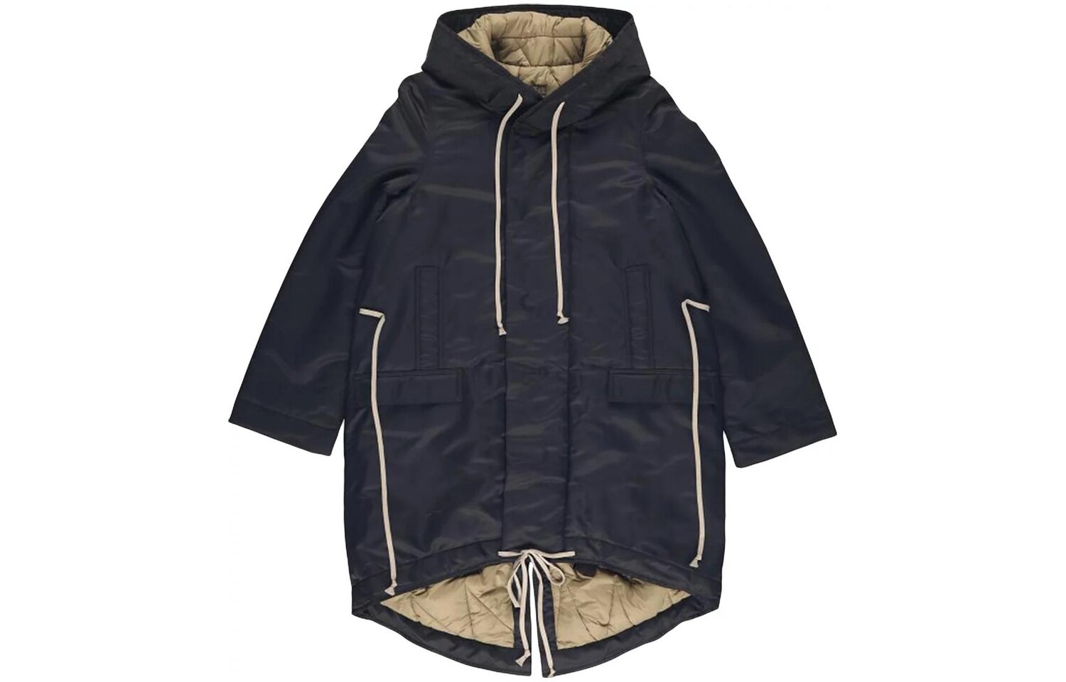 Куртка женская Rick Owens Drkshdw с капюшоном, черный 
Куртка женская Rick Owens Drkshdw с капюшоном, черный