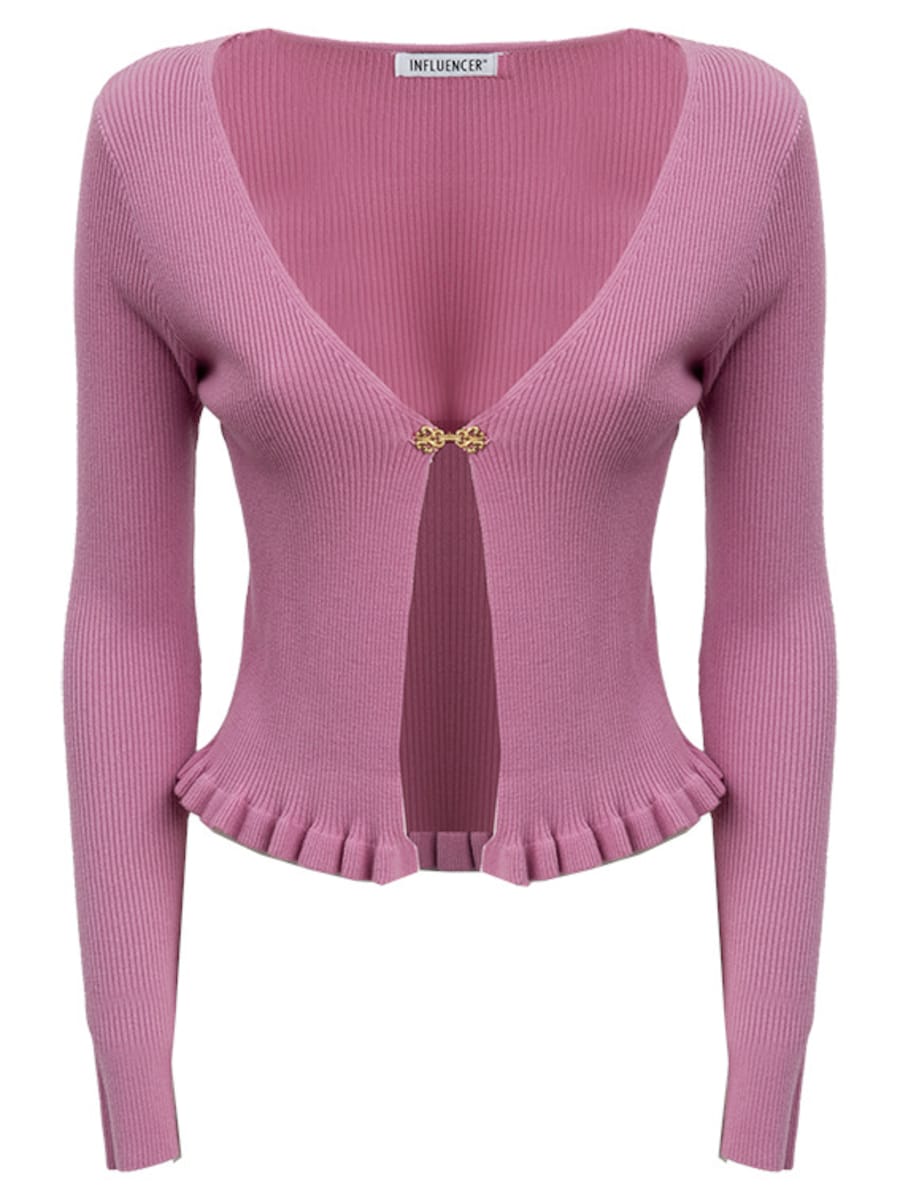 Вязаный кардиган Influencer, темно-розовый
Вязаный кардиган Influencer, темно-розовый