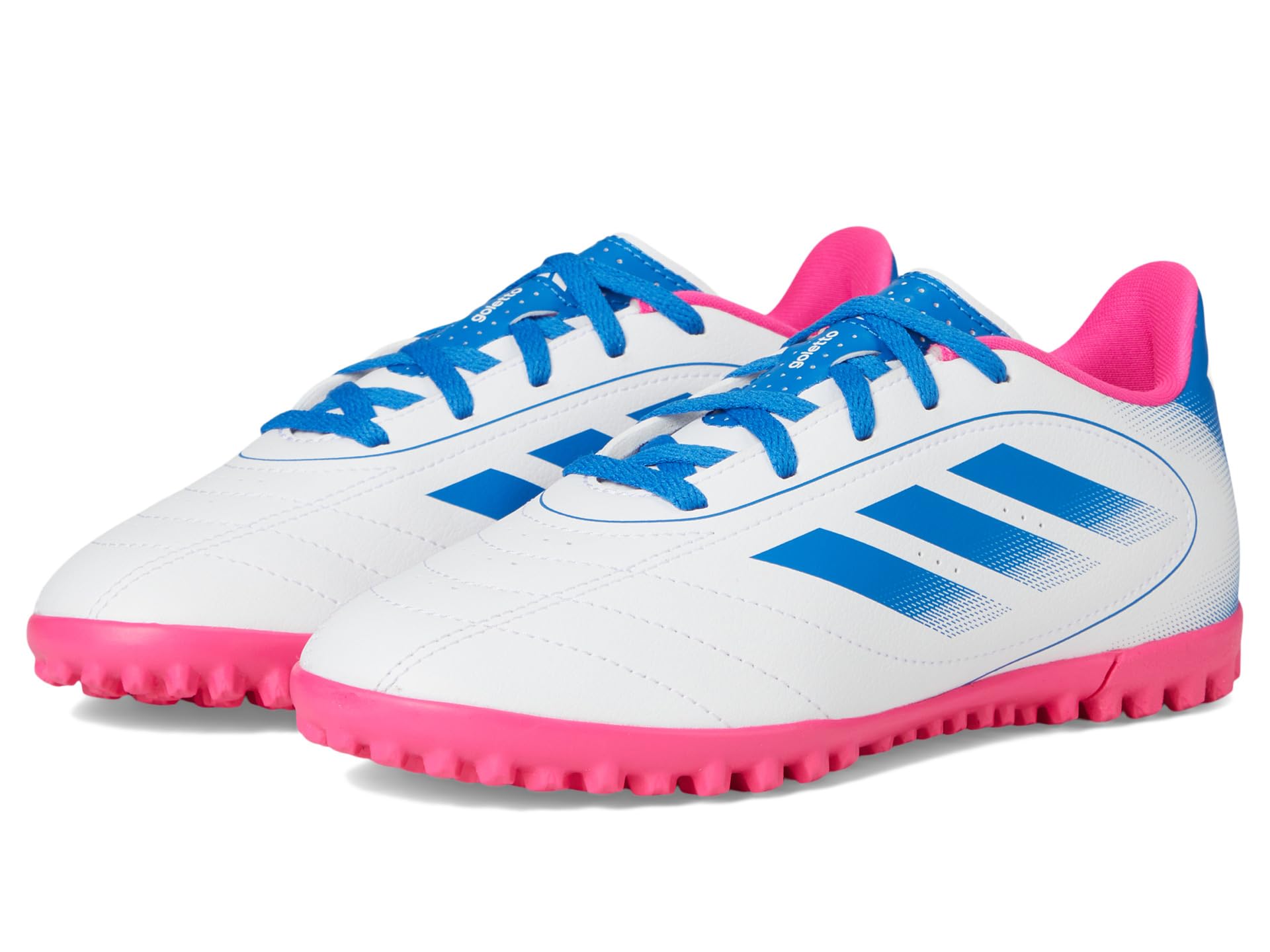 Кроссовки adidas Kids Goletto Ix Turf Soccer Cleats, цвет White/Bright Royal/Team Shock Pink
Кроссовки adidas Kids Goletto Ix Turf Soccer Cleats, цвет White/Bright Royal/Team Shock Pink