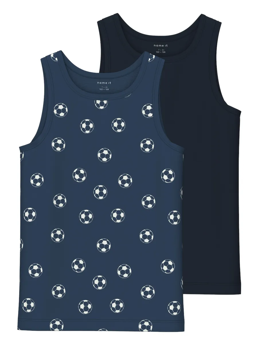 Майка Name It "NKMTANK TOP 2P DARK DENIM FOOTBALL NOOS", цвет Dark Denim
Майка Name It "NKMTANK TOP 2P DARK DENIM FOOTBALL NOOS", цвет Dark Denim
