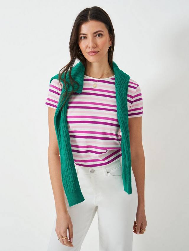 Футболка в бретонскую полоску Crew Clothing, Pastel Pink
Футболка в бретонскую полоску Crew Clothing, Pastel Pink