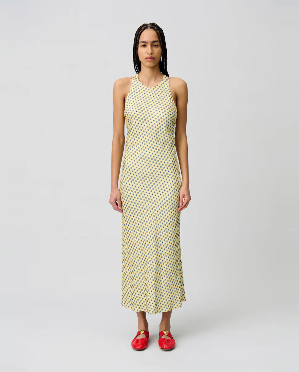 Длинное платье с перекрещивающимися бретелями Claudie Pierlot, желтый
Длинное платье с перекрещивающимися бретелями Claudie Pierlot, желтый