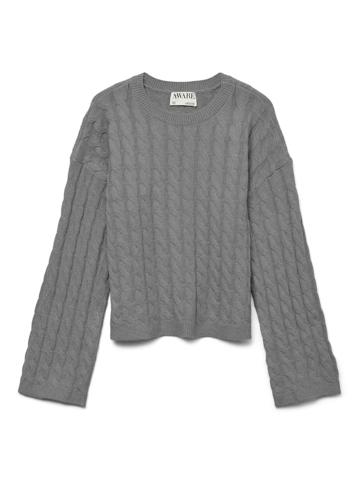 Вязаный свитер в цвете средне-серый меланж Vero Moda
Вязаный свитер в цвете средне-серый меланж Vero Moda