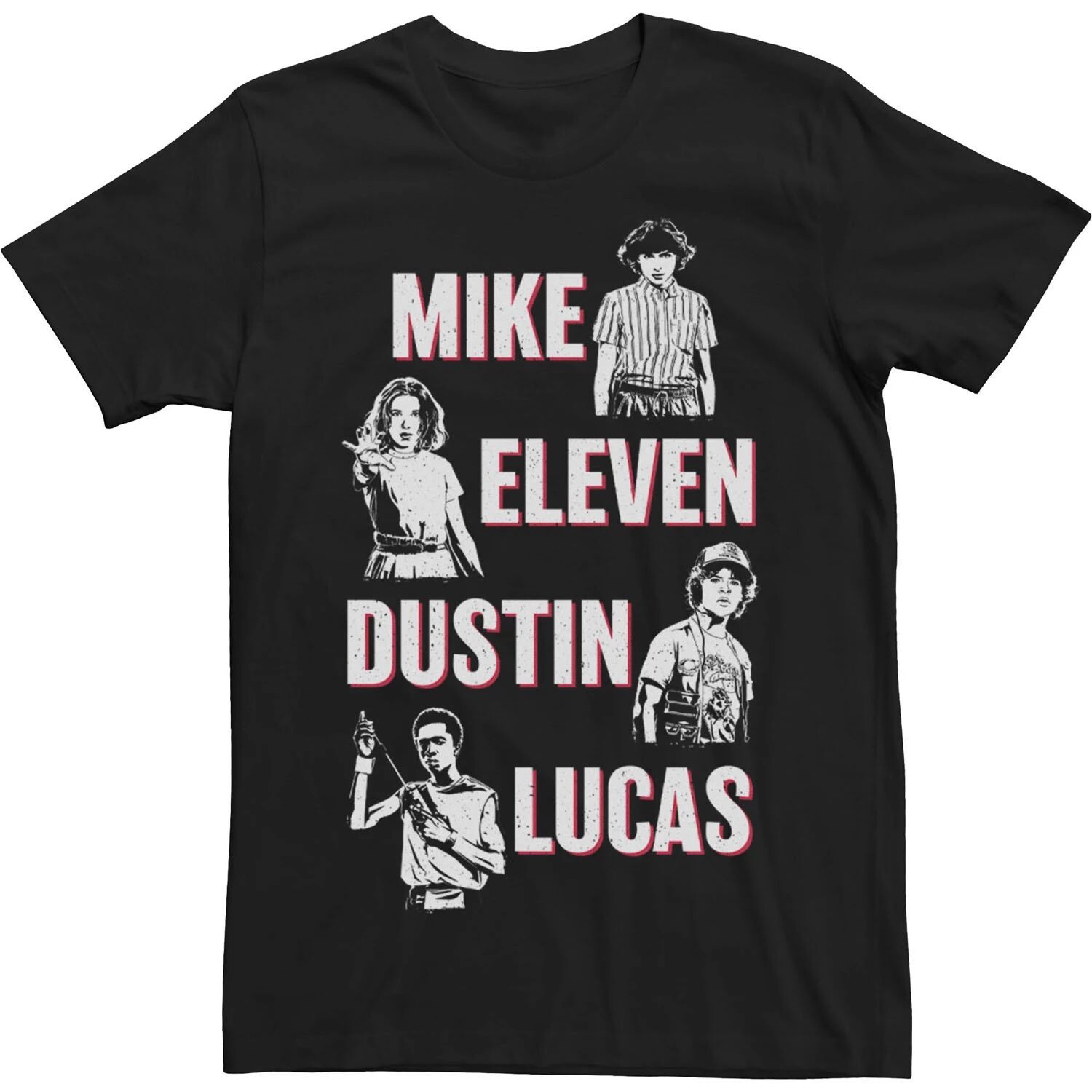 Мужская футболка «Очень странные дела» с характерным текстом и фотографией, настоящая футболка Licensed Character
Мужская футболка «Очень странные дела» с характерным текстом и фотографией, настоящая футболка Licensed Character