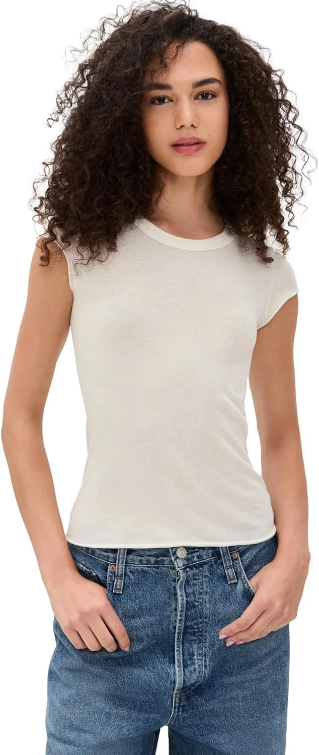Cotton Citizen Women's Marbella Cap Sleeve Tee
Cotton Citizen Women's Marbella Cap Sleeve Tee