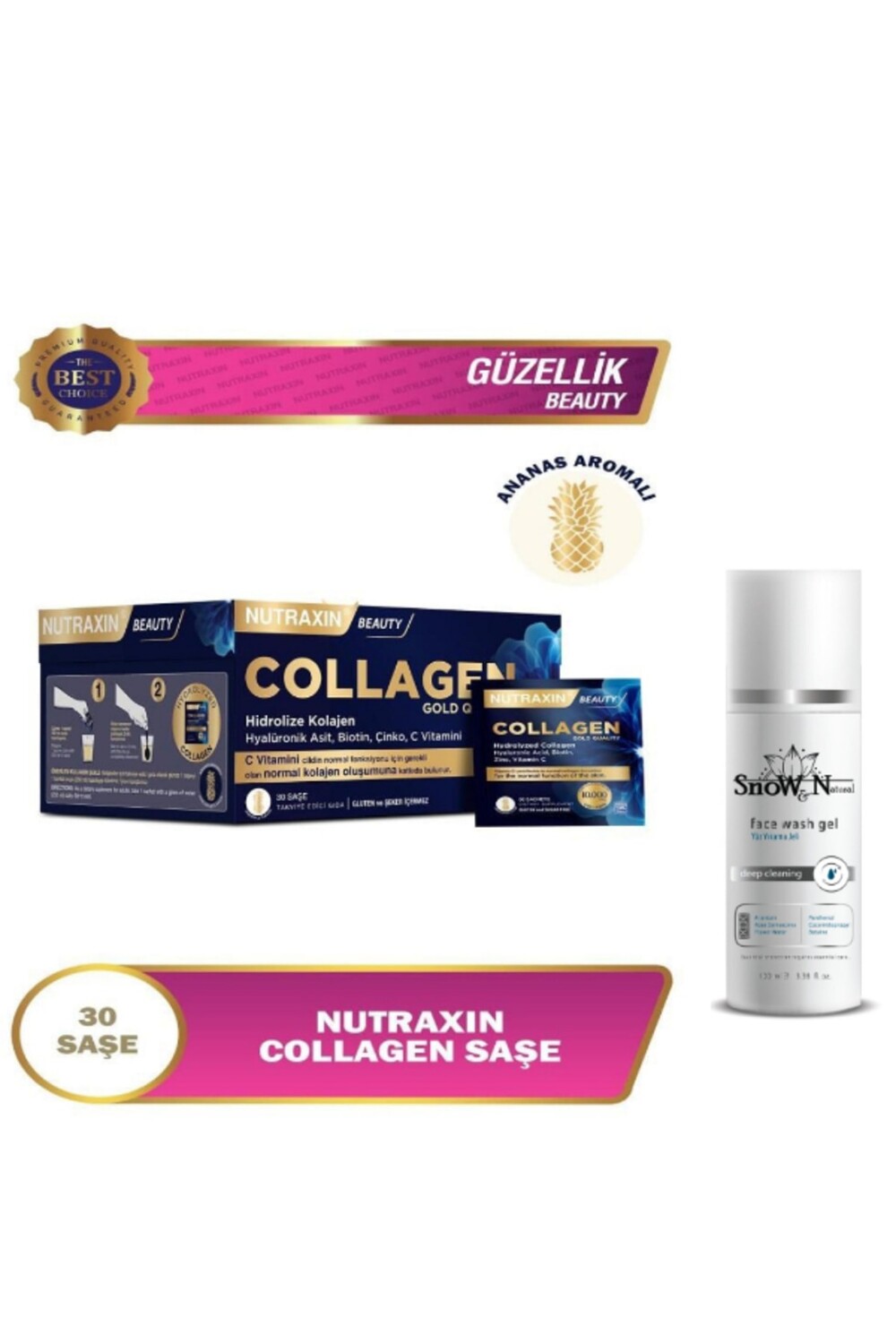 Nutraxin Beauty Gold Collagen 10000 мг 30 саше + очищающий гель для лица 100 мл подарок
Nutraxin Beauty Gold Collagen 10000 мг 30 саше + очищающий гель для лица 100 мл подарок
