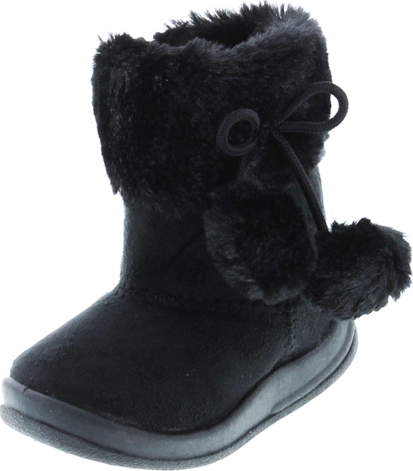 Детские ботинки с помпоном на плоской подошве Kali Footwear, Black
Детские ботинки с помпоном на плоской подошве Kali Footwear, Black