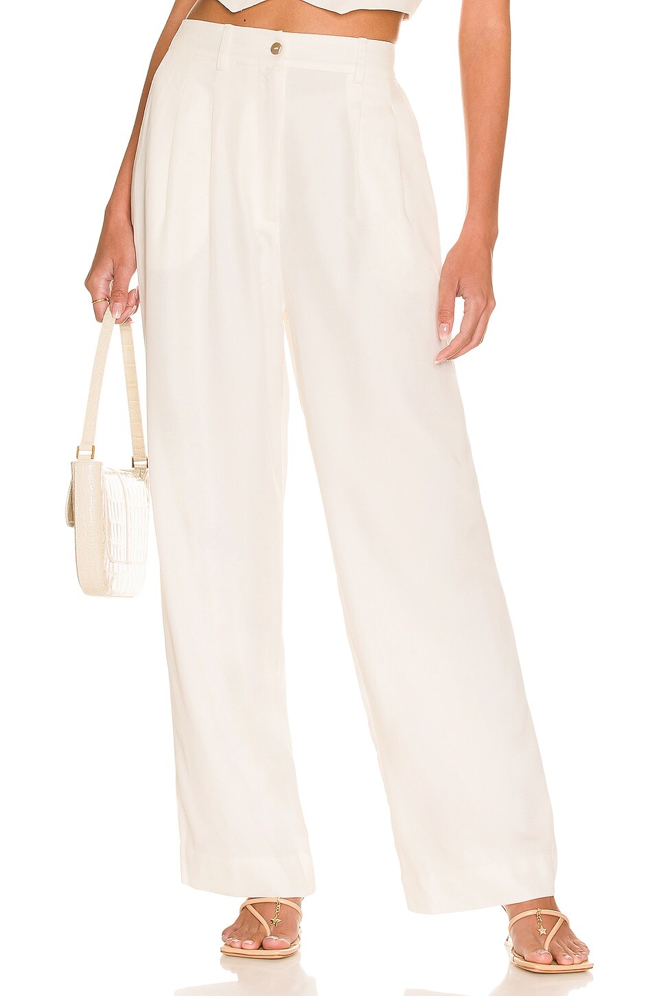 Брюки DONNI. Pleated Trouser, цвет Creme
Брюки DONNI. Pleated Trouser, цвет Creme