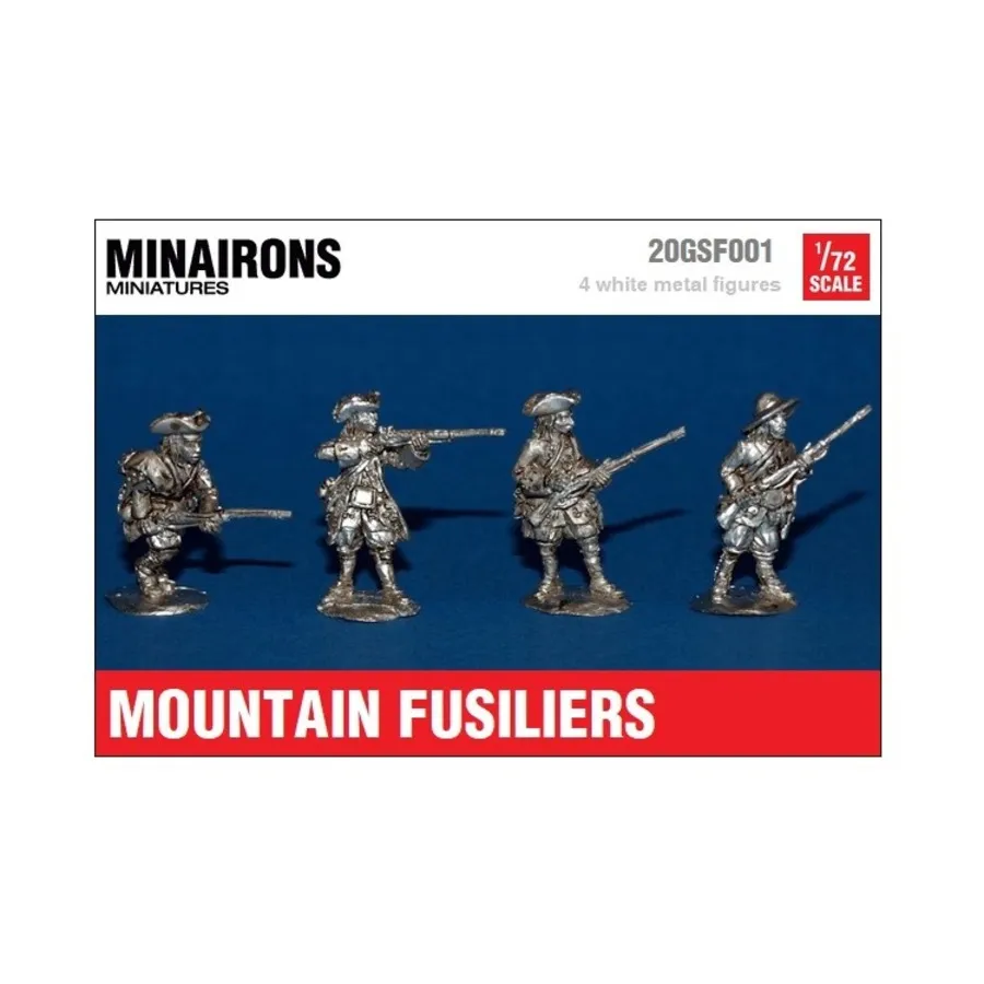 Горные стрелки, War of Spanish Succession - Infantry (1:72)
Горные стрелки, War of Spanish Succession - Infantry (1:72)