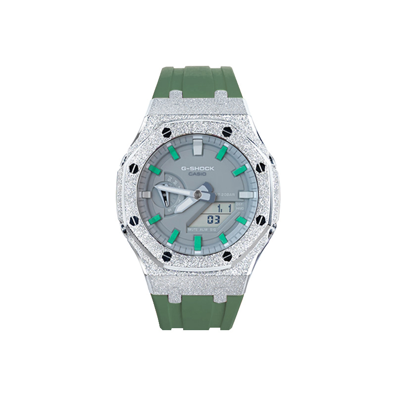 CASIO Часы Unisex 48.5mm Gray Watch, Green Frost Silver Case Green Strap
CASIO Часы Unisex 48.5mm Gray Watch, Green Frost Silver Case Green Strap