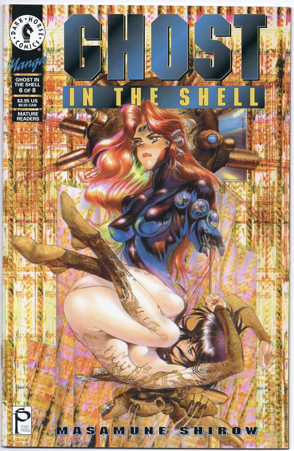 Ghost in the Shell No. 6 (of 8) (Comic Book, August 1995) "Bye-Bye Clay" (6) (Dark Horse Comics)
Ghost in the Shell No. 6 (of 8) (Comic Book, August 1995) "Bye-Bye Clay" (6) (Dark Horse Comics)
