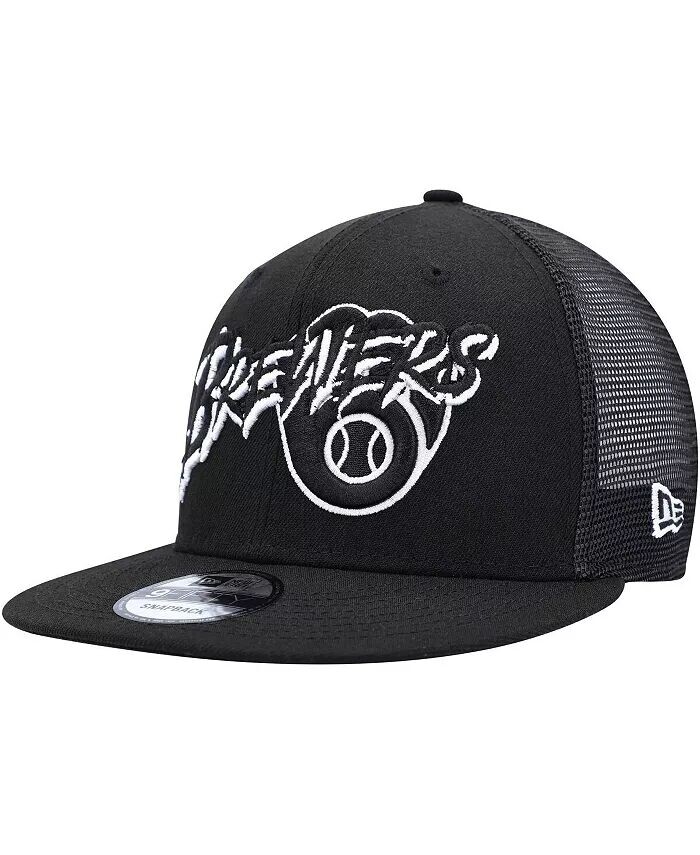 Мужская черная кепка Milwaukee Brewers Street Trucker 9FIFTY Snapback New Era
Мужская черная кепка Milwaukee Brewers Street Trucker 9FIFTY Snapback New Era