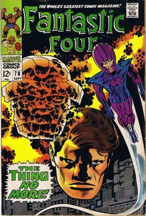 Fantastic Four #78 (THE THING NO MORE!, VOL. 1) (Marvel Comics)
Fantastic Four #78 (THE THING NO MORE!, VOL. 1) (Marvel Comics)