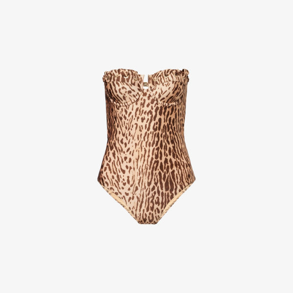 Купальник Zimmermann Cascadian с леопардовым принтом, коричневый
Купальник Zimmermann Cascadian с леопардовым принтом, коричневый