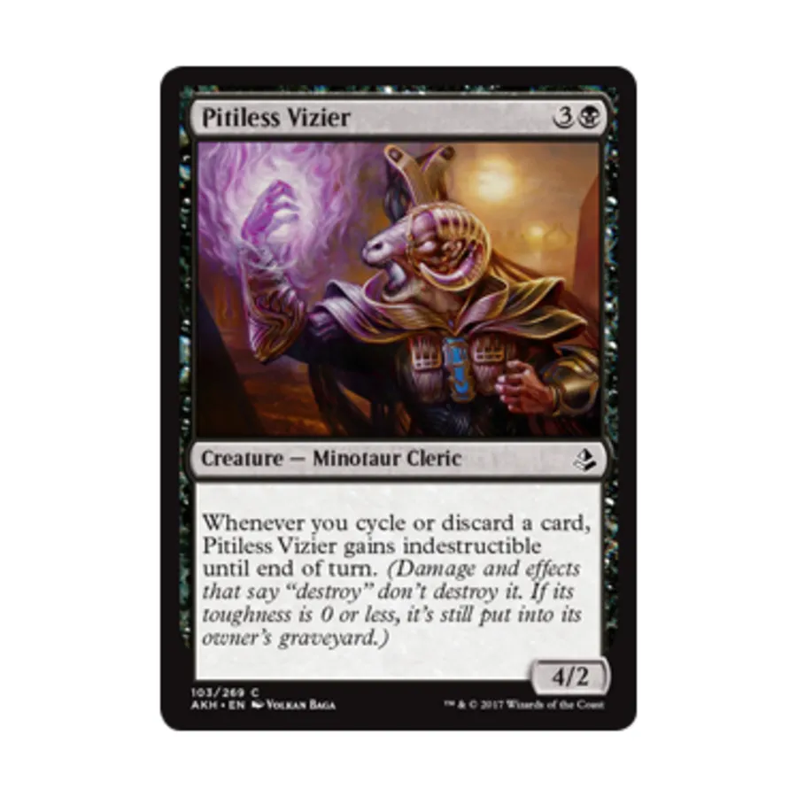 CCG Безжалостный визирь (клавиша C), MTG - Amonkhet
CCG Безжалостный визирь (клавиша C), MTG - Amonkhet