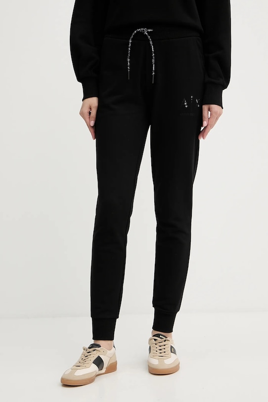 Хлопковые спортивные брюки Armani Exchange, черный
Хлопковые спортивные брюки Armani Exchange, черный