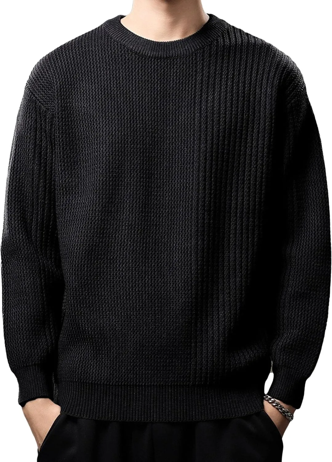 Мужской теплый свитер DGHM-JLMY с кабельным узором, длинный рукав, воротник-гольф
Мужской теплый свитер DGHM-JLMY с кабельным узором, длинный рукав, воротник-гольф