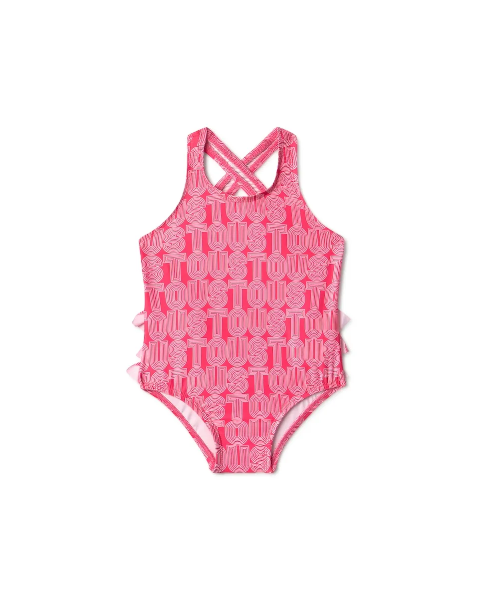 Купальник для девочек на перекрещенных бретелях с принтом и линейным логотипом Tous, коралловый
Купальник для девочек на перекрещенных бретелях с принтом и линейным логотипом Tous, коралловый