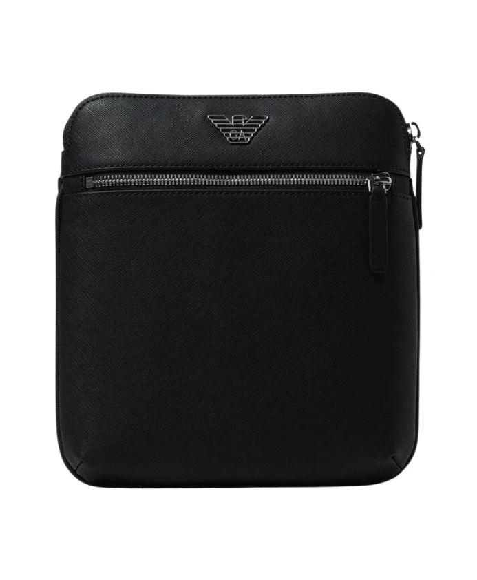 Сумка через плечо с эффектом сафьяна Emporio Armani, черный
Сумка через плечо с эффектом сафьяна Emporio Armani, черный