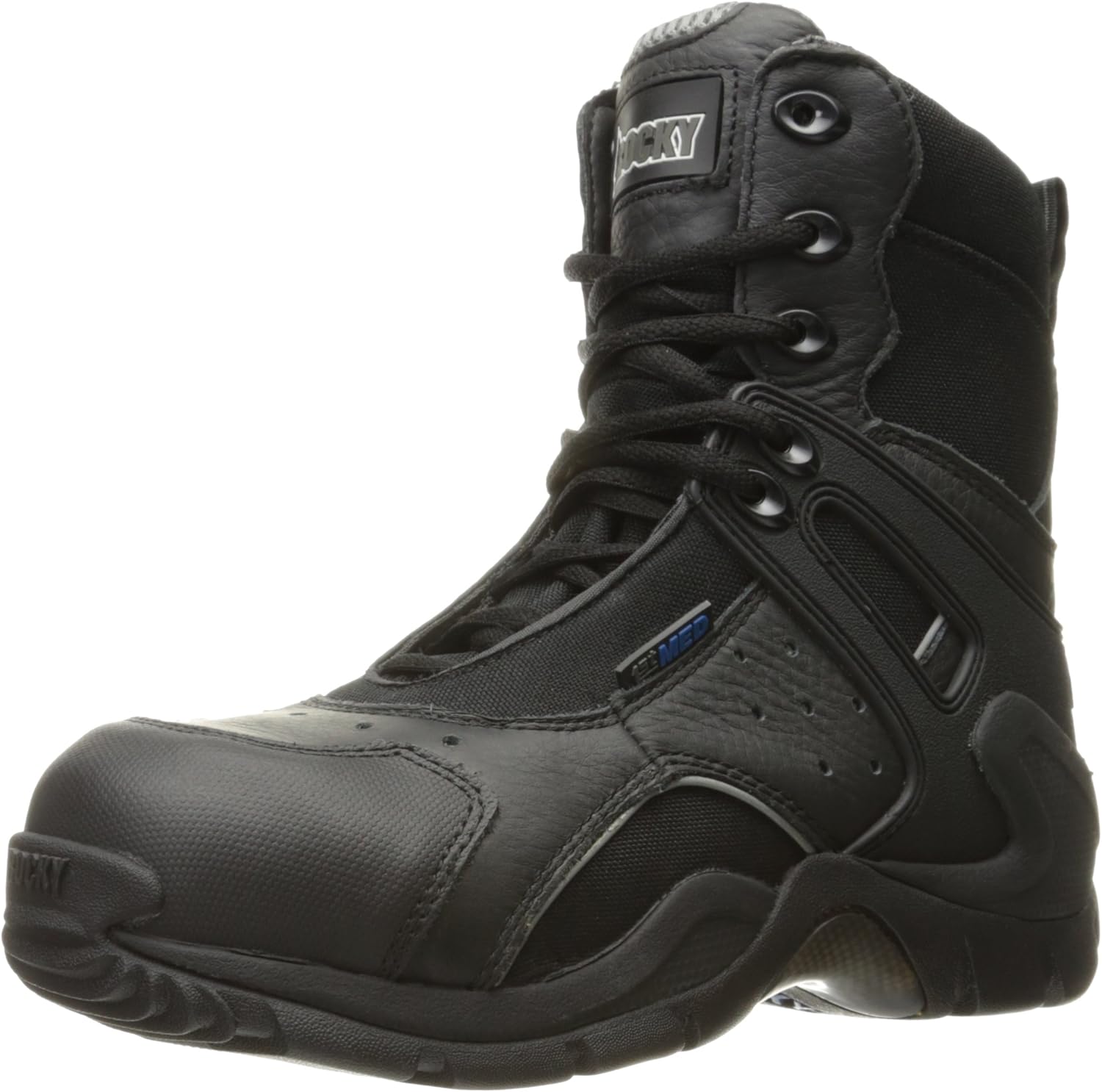Ботинки ROCKY 1st Med с углеродным носком, проколоустойчивые, с боковой молнией, водонепроницаемые для общественных служб, Black
Ботинки ROCKY 1st Med с углеродным носком, проколоустойчивые, с боковой молнией, водонепроницаемые для общественных служб, Black