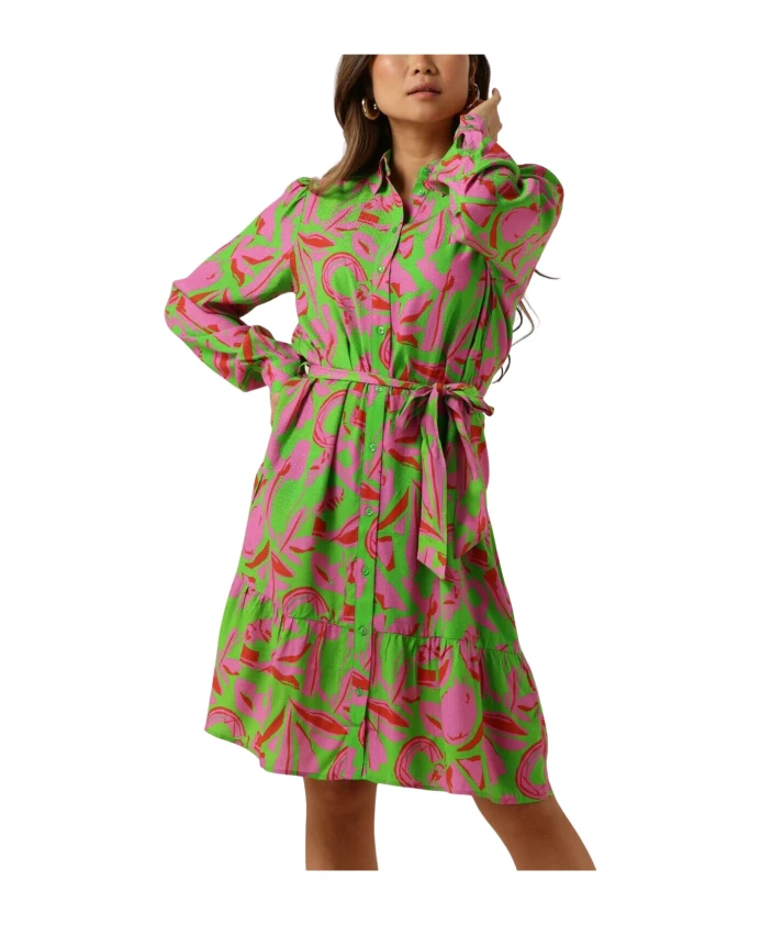 Зеленое и розовое платье миди Pom Amsterdam, мультиколор
Зеленое и розовое платье миди Pom Amsterdam, мультиколор