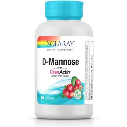 D-манноза с кранактином, Solaray
D-манноза с кранактином, Solaray