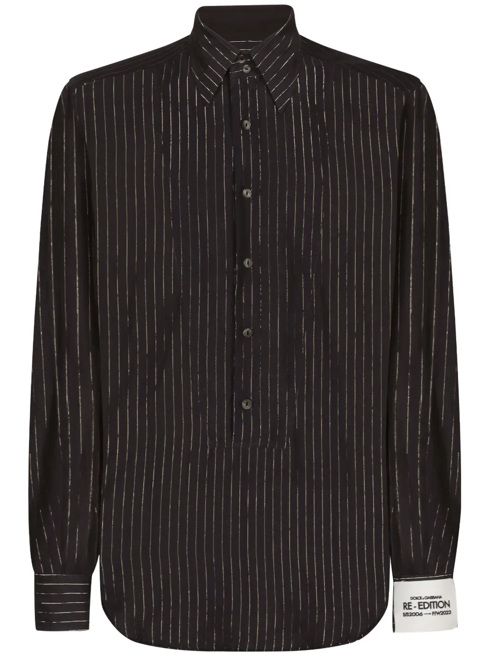 Полосатая рубашка с длинными рукавами DOLCE & GABBANA, черный
Полосатая рубашка с длинными рукавами DOLCE & GABBANA, черный