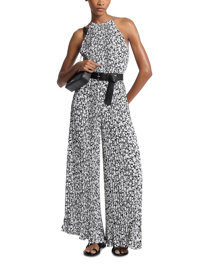 Плиссированный комбинезон-халтер с цепочкой на шее Michael Kors, мультиколор
Плиссированный комбинезон-халтер с цепочкой на шее Michael Kors, мультиколор