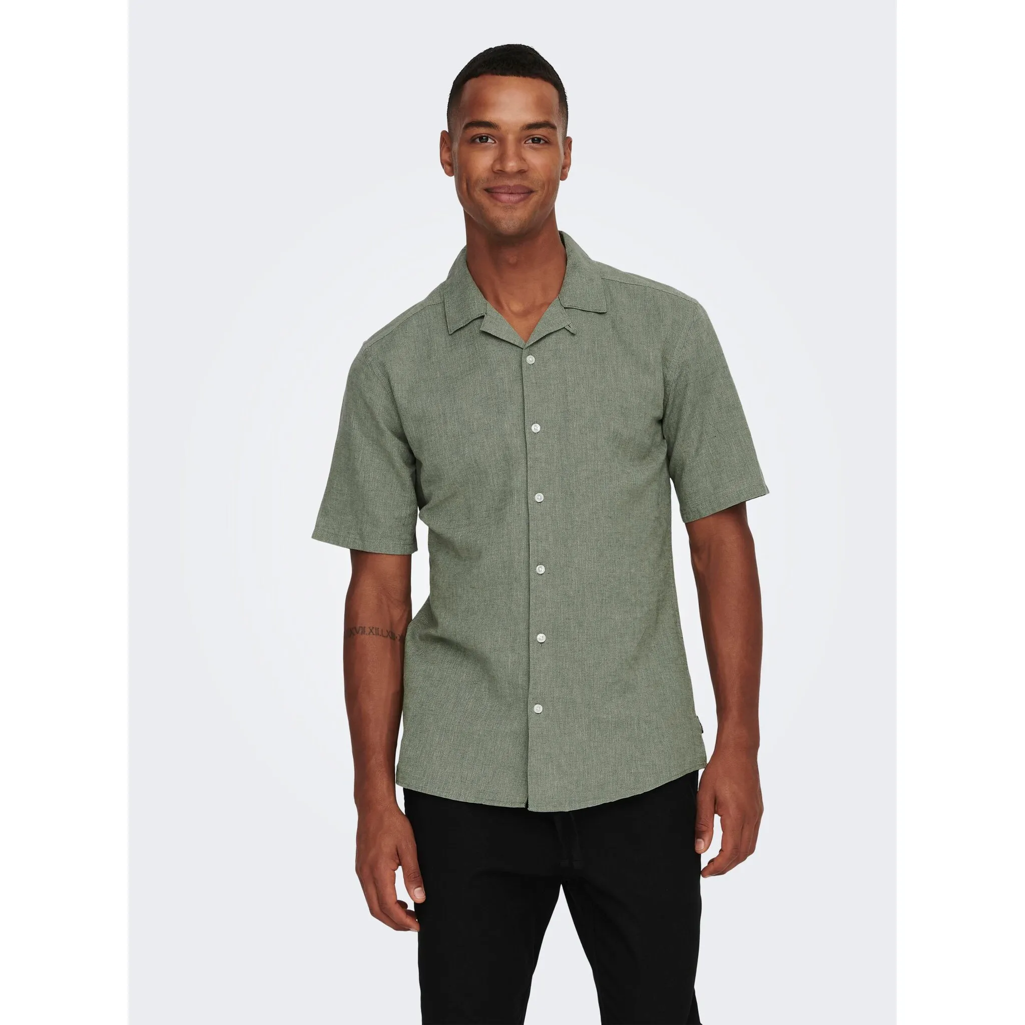 Рубашка ONLY & SONS с короткими рукавами "ONSCAIDEN SS SOLID RESORT LINEN NOOS", цвет Swamp
Рубашка ONLY & SONS с короткими рукавами "ONSCAIDEN SS SOLID RESORT LINEN NOOS", цвет Swamp