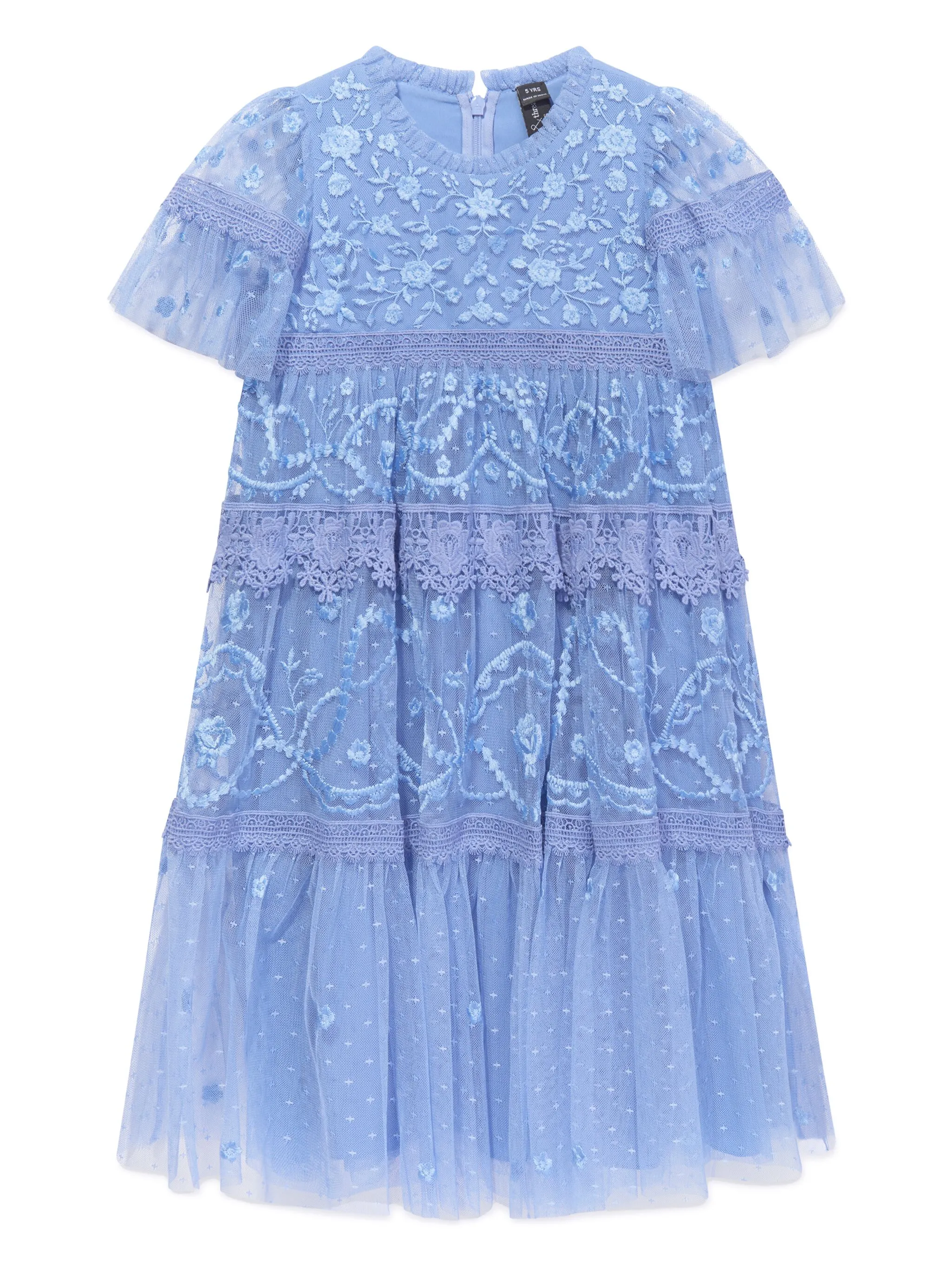 Платье из тюля с цветочной вышивкой Needle & Thread Kids, синий
Платье из тюля с цветочной вышивкой Needle & Thread Kids, синий