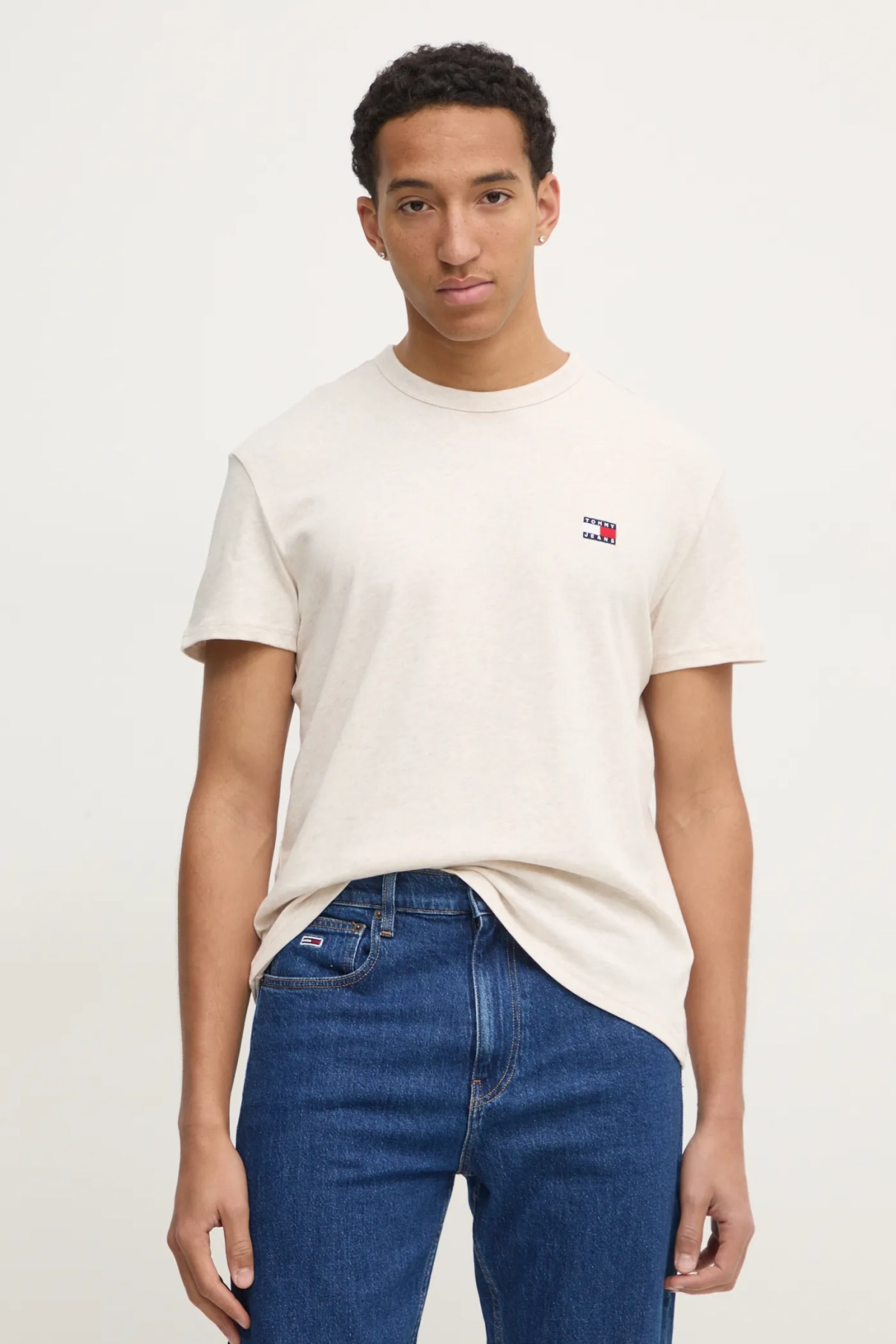 Хлопковая футболка Tommy Jeans, бежевый
Хлопковая футболка Tommy Jeans, бежевый