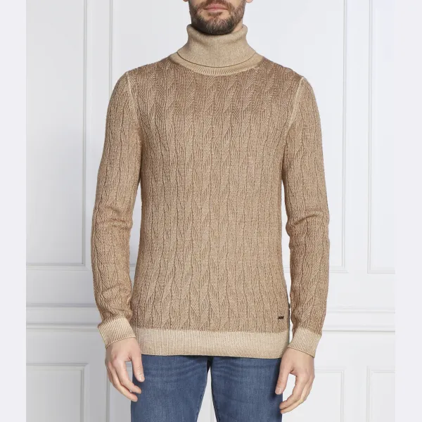 Шерстяная водолазка стандартного кроя Joop!, коричневый
Шерстяная водолазка стандартного кроя Joop!, коричневый